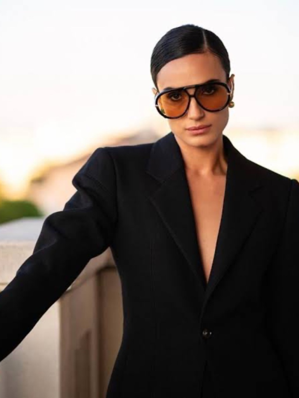 Bottega Veneta  aviator drop sunglasses - Picture 8 of 8